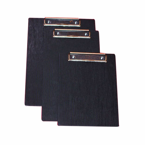 A4 Black timber board with Rose Standard Clip 5 only