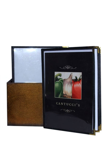 A4 Bistro Cover with 3 Pockets