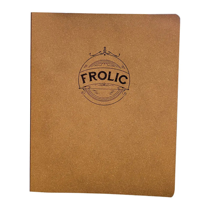 A4 Leather Menu Binder Brown or Black with or without pockets FCM Sales