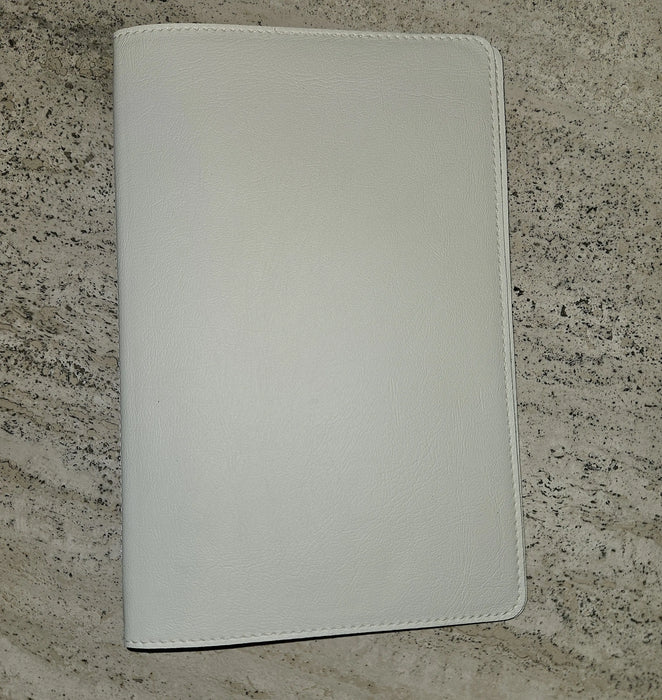 A5 Coconut Ice Pleather Menu Book Carbon Rod FCM Sales