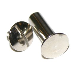 20 or 50 Silver 25mm Interscrews