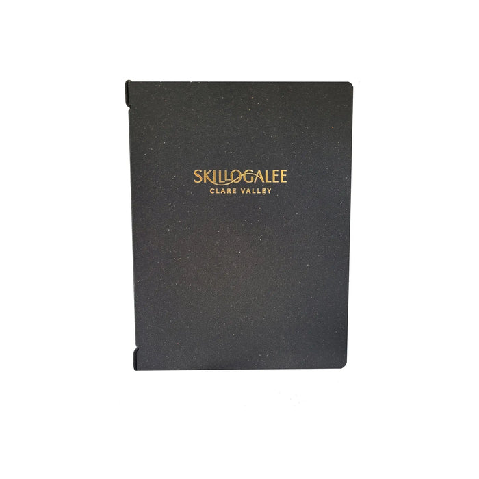 A5 Leather Menu Black or Tan with or without pockets FCM Sales