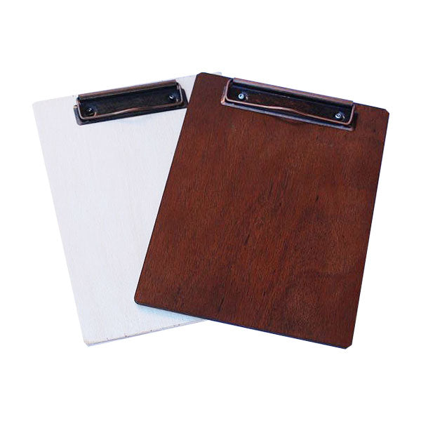 Set of 30 A5 Timber Clipboards Rose Clip