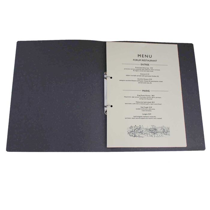 Boxed set of 25 Black or brown Leather A4 Binders with or without pockets