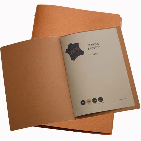 A4 Leather Menu Black or Tan with or without pockets FCM Sales