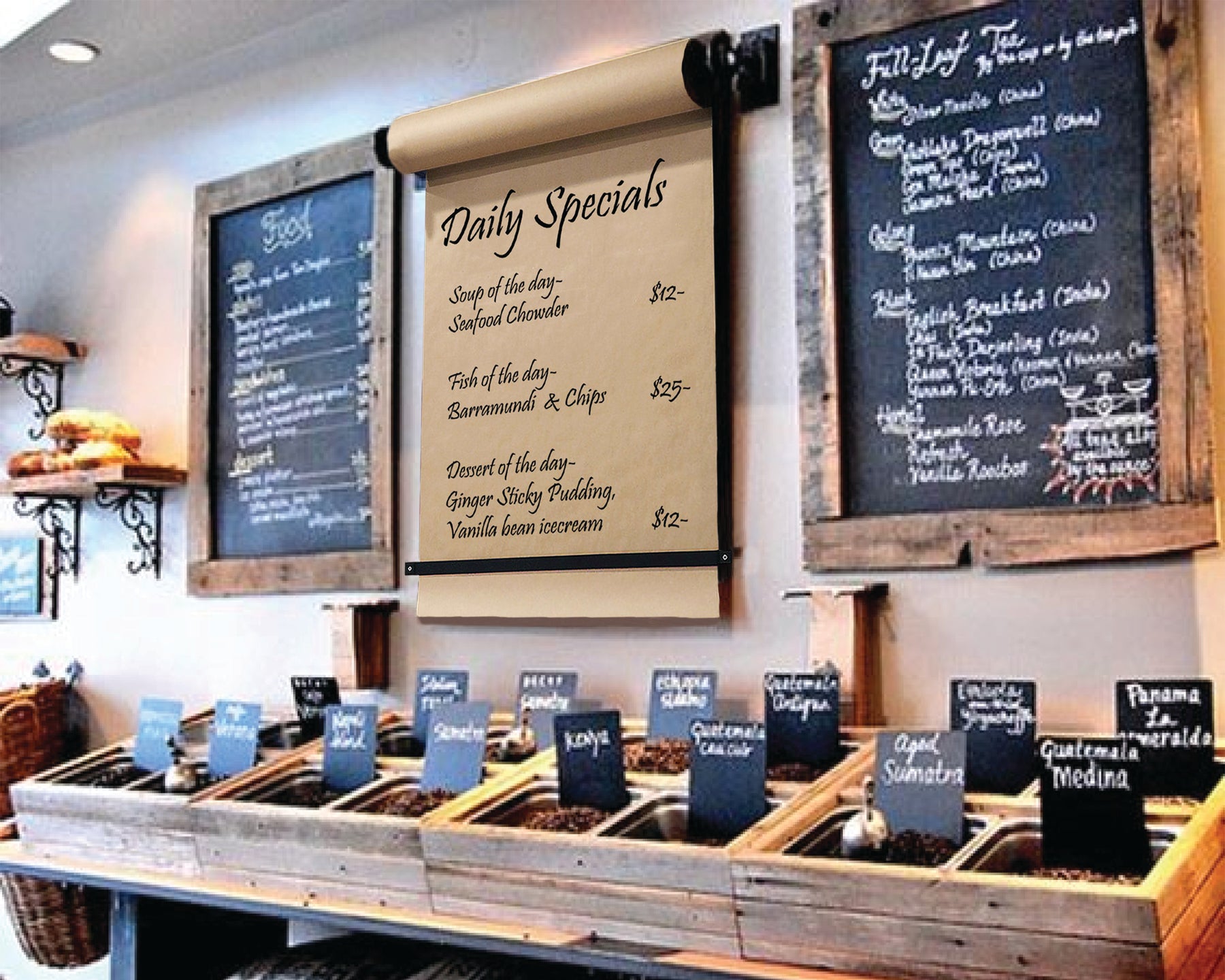 How to add an industrial distressed vibe to your restaurant by using Butcher Paper