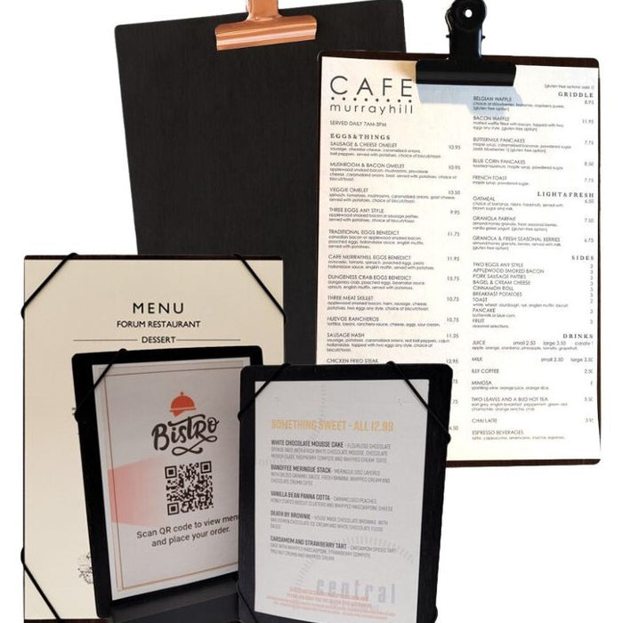 Why Black Clipboards or Menu Boards are a good choice for your venue