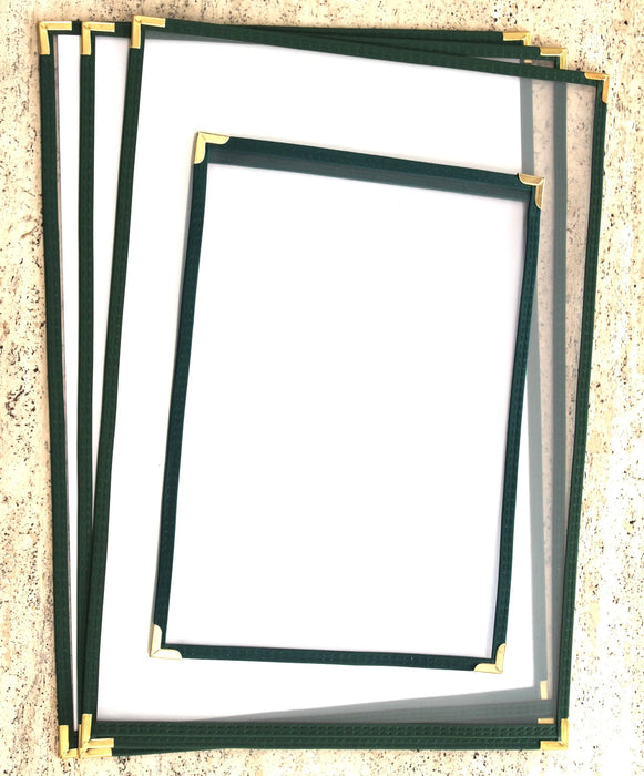 A3 Bistro Cover 1 Pocket Gold Corners FCM Sales