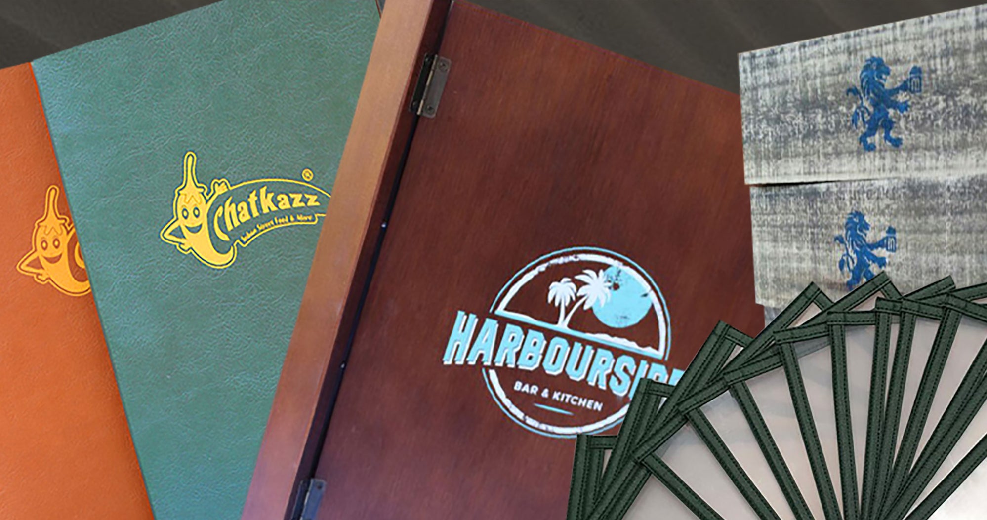 30 Custom Menu Cover Designs | Add your logo to your Menu Cover — FCM Sales