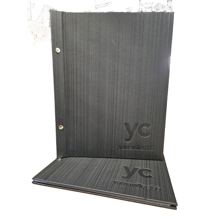 Grange A4 Black Menu Cover 10 Pockets