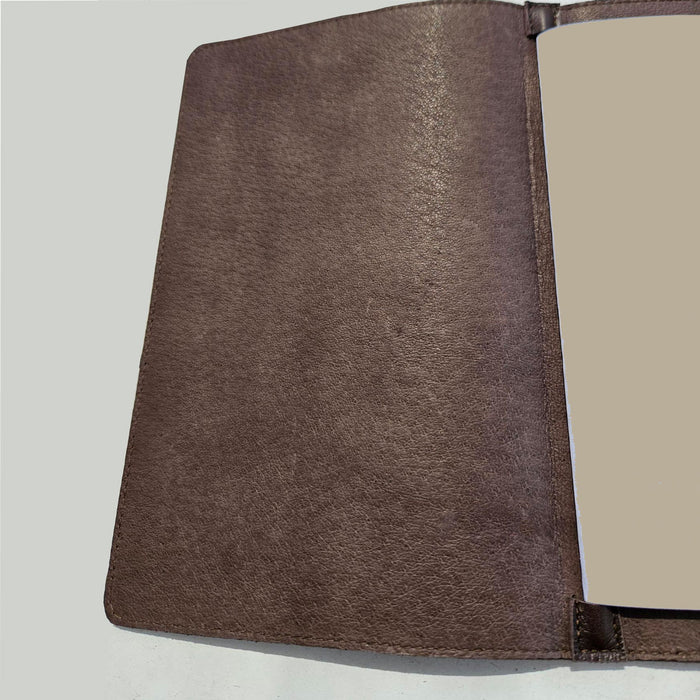 A5 Soft Leather Menu Book Carbon Rod