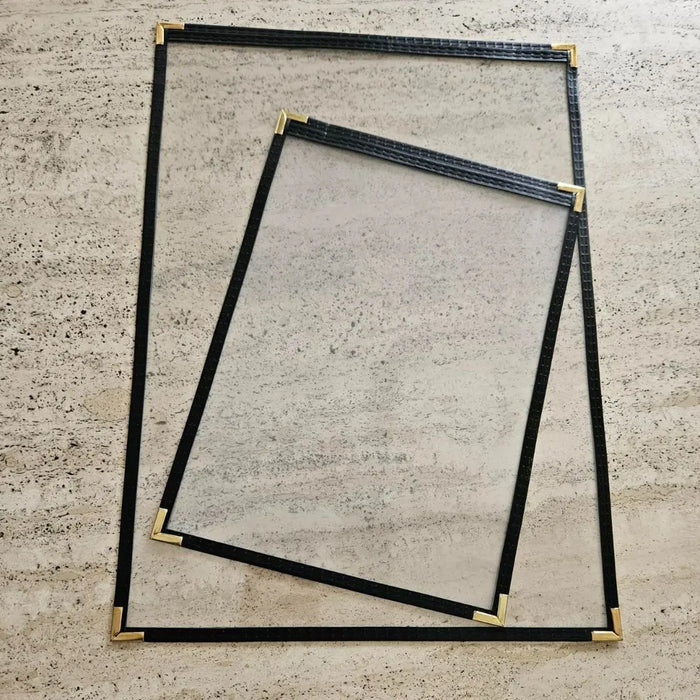 A3 Bistro Cover 1 Pocket Gold Corners FCM Sales