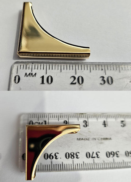 Gold corners 25mm x 25mm Bag of 50 for scapbooking albums folders