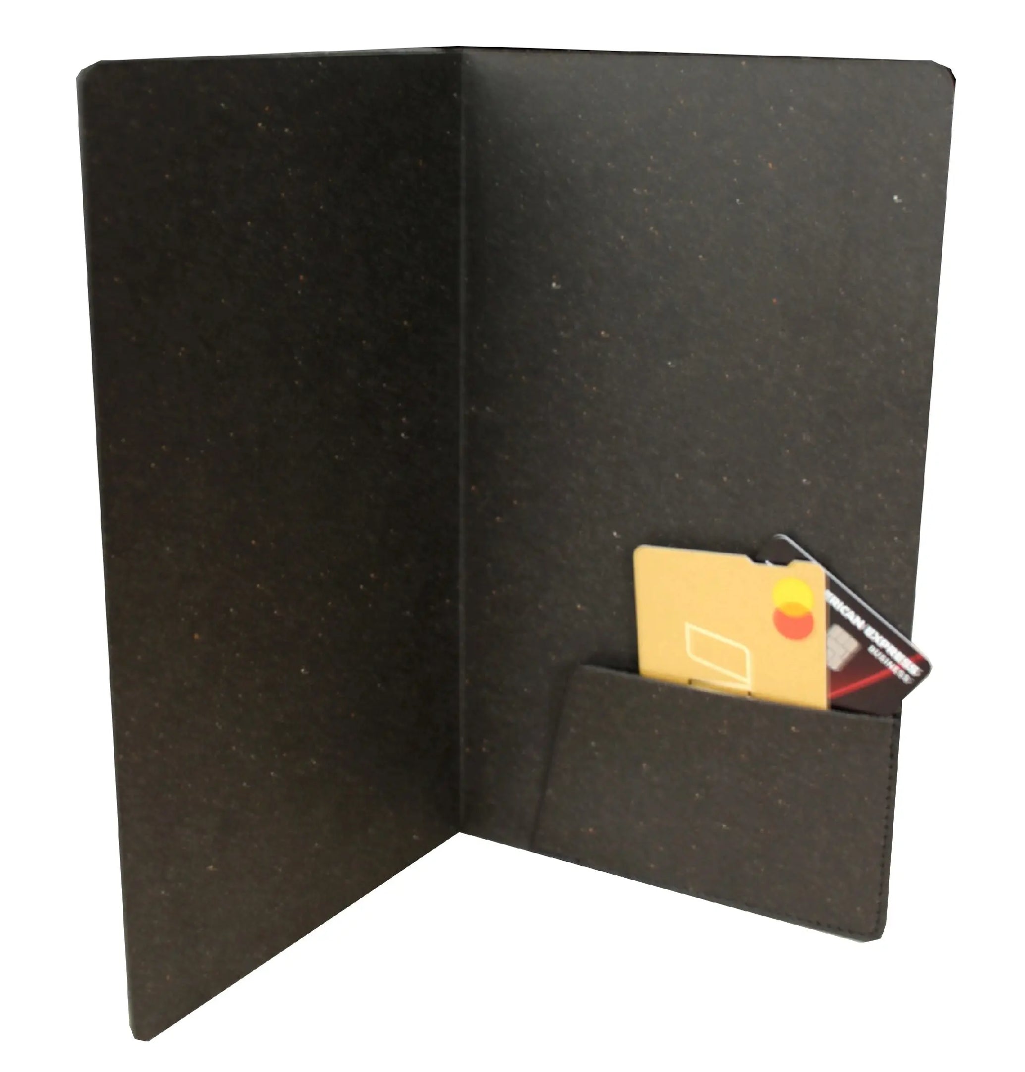 Black Leather Bill folder check folder | FCM Sales