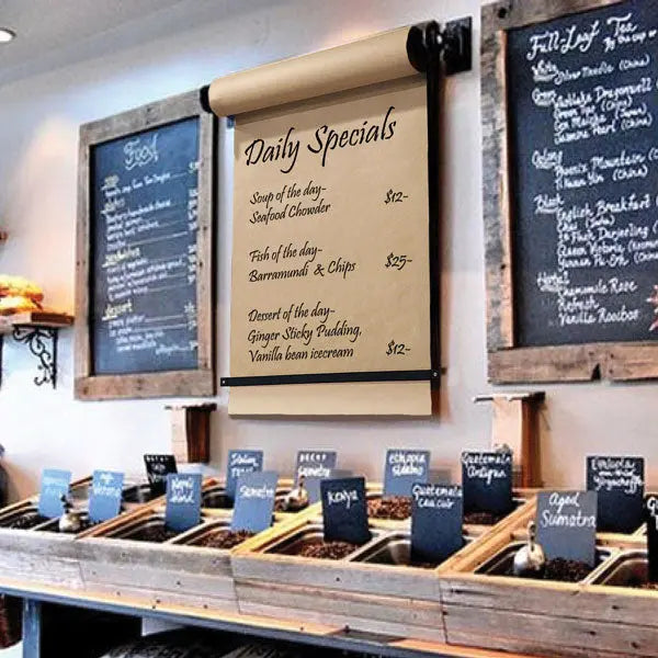 Butcher Paper Menu