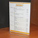 A4 Plastic display stand FCM Sales