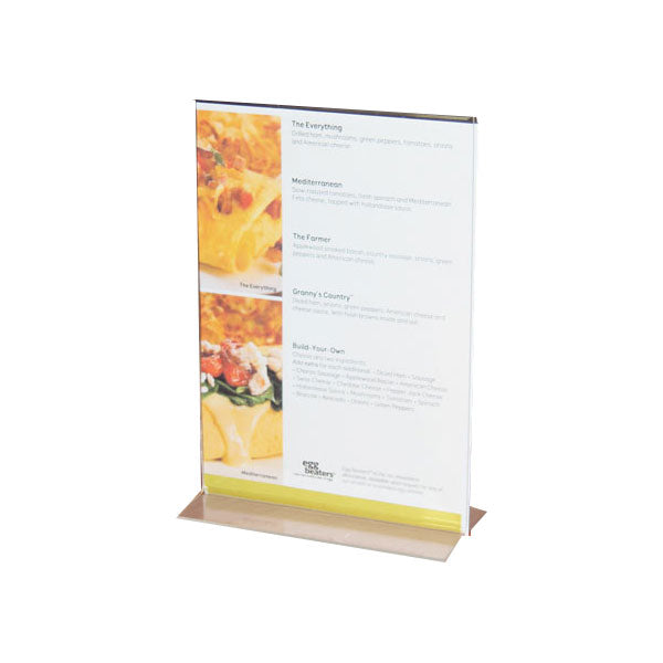 A5 Acrylic Display Stand for Cafes