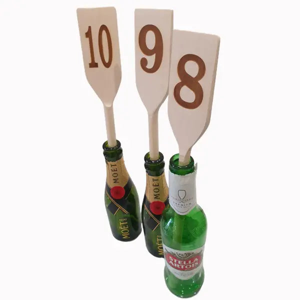 Engraved table numbers 1-10 Wooden Spoons