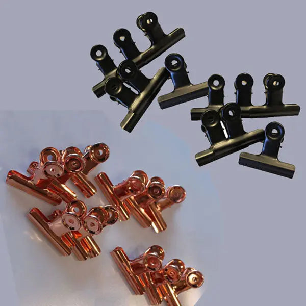 Slimline Narrow Black Timber with black or rose gold bulldog clip