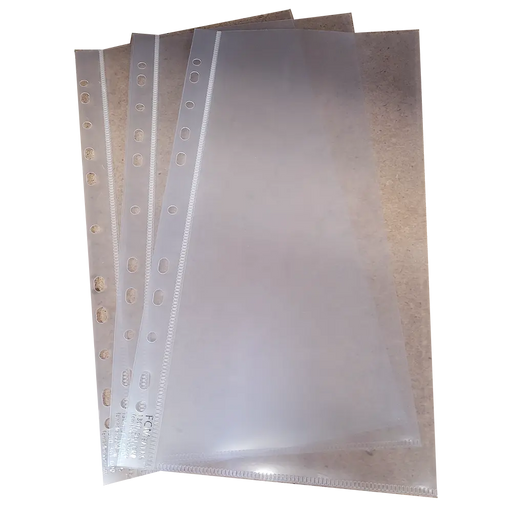 A4 slimline Sheet Protector Heavy Duty Pack 50 FCM Sales