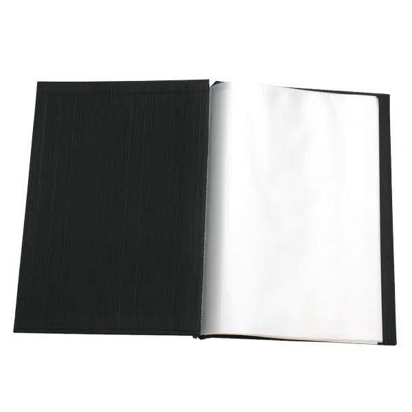 Grange A4 Black Menu Cover 5 or 10 Pockets