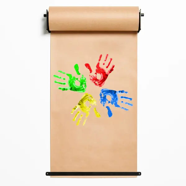 Butchers Paper Wall Mounted Roll Holder incl 1 or 2 rolls 140m brown paper