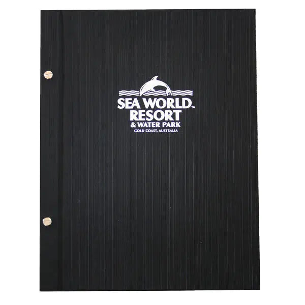 Grange A4 Black Menu Cover 10 Pockets
