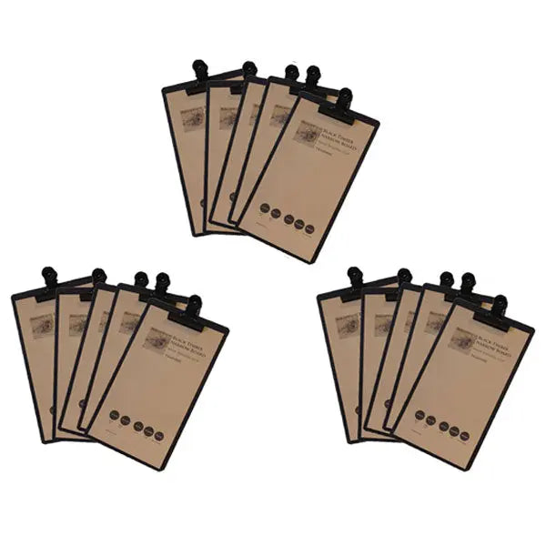 Slimline Narrow Black Timber with black or rose gold bulldog clip