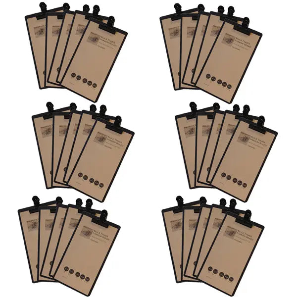 Slimline Narrow Black Timber with black or rose gold bulldog clip