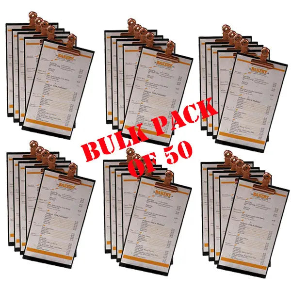Slimline Narrow Black Timber with black or rose gold bulldog clip