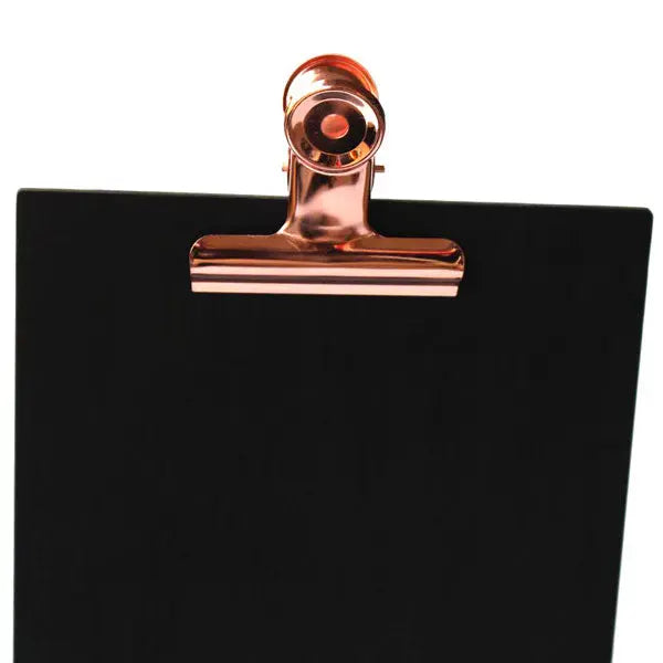 Slimline Narrow Black Timber with black or rose gold bulldog clip