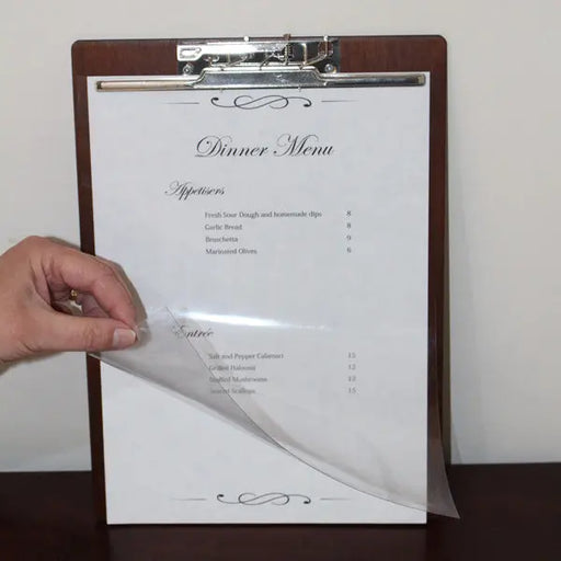 Rigid clear front sheets - all sizes for your timber boards Bulk Buy FCM Sales