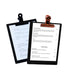 A5 Black Timber board with black or rose gold bulldog clip FCM Sales