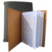 Set of 25 A4 Leather Menus Black or Tan with or without pockets FCM Sales
