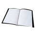 Set of 25 A4 Leather Menus Black or Tan with or without pockets FCM Sales