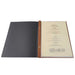 Boxed set of 20 A4 Leather and Wood Menu folders Tan FCM Sales