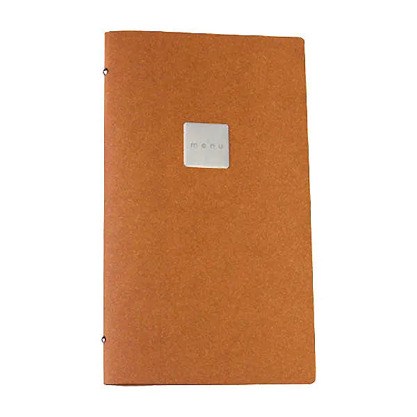 Set of 25 Leather Menus Slimline with or without pockets