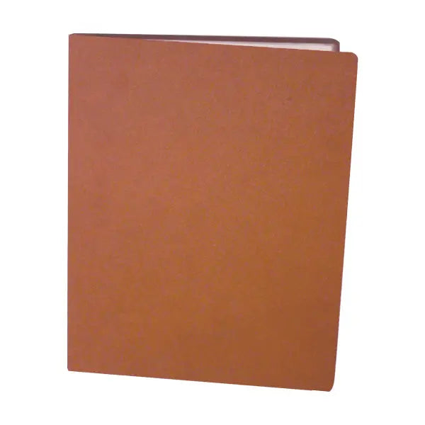 Boxed set of 20 A4 Leather and Wood Menu folders Tan